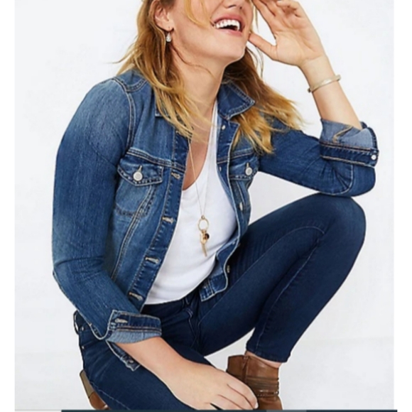 Maurices Traditional Dark Wash Denim Jacket - Picture 2 of 16